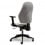 Orthopaedica Office Chair back view grey fabric