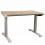 Steelforce Home Sit Stand Desk with Maple Top