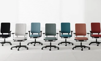 lots of ergonomic office chairs
