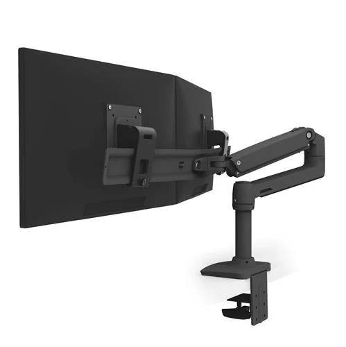 LX Desk Dual Direct Arm - Matte Black