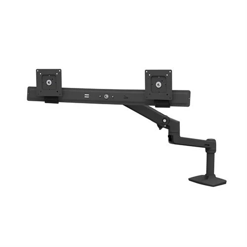 LX Desk Dual Direct Arm - Matte Black