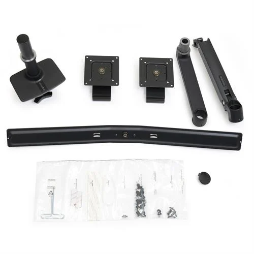 LX Desk Dual Direct Arm - Matte Black