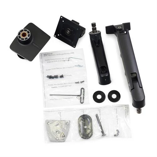 Ergotron HX Desk Monitor Arm with HD Pivot - Matte Black